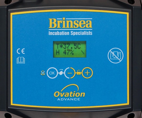 Brinsea Ovation fully automatic incubator controls